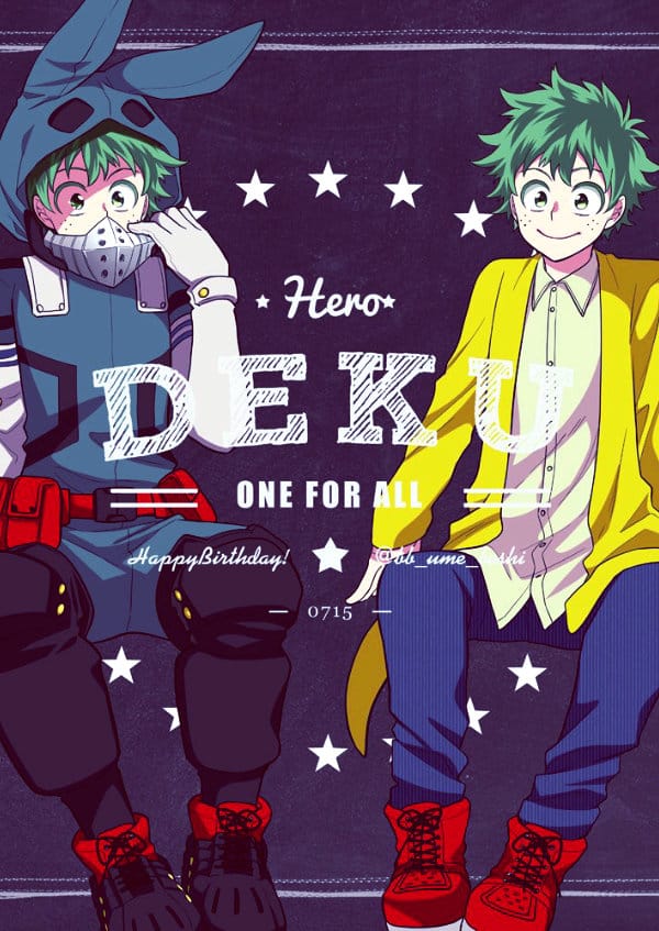 Boku no Hero Academia DJ I wish you a happy birthday